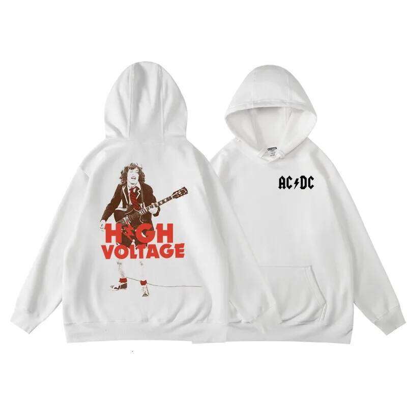 New ACDC Rock Band's Unisex Hooded Sweatshirt 2026 Autumn Winter High-end Luxury Is for Both Men and Women Z260314