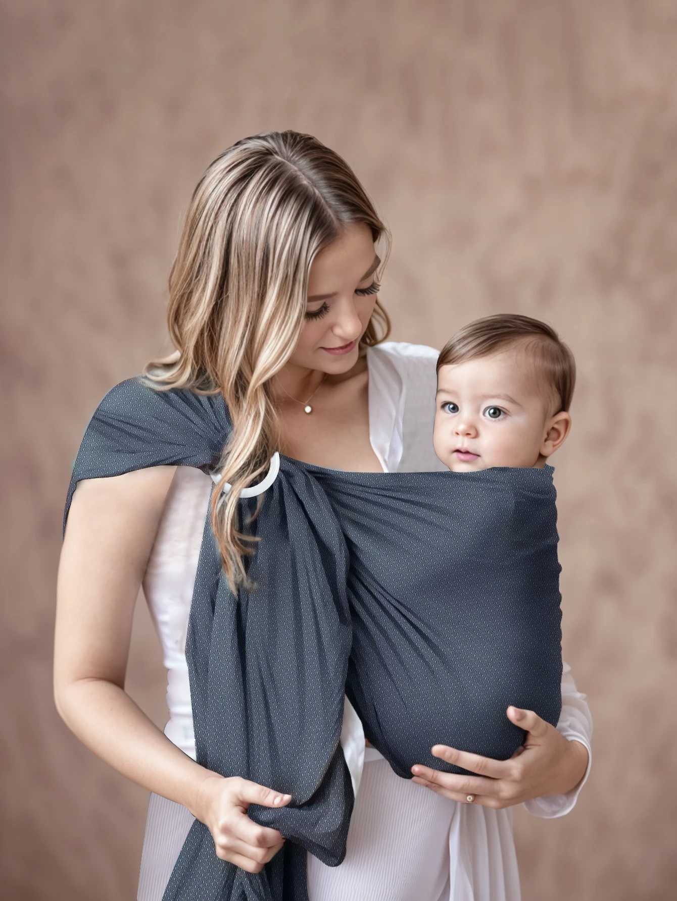 Baby Water Ring Sling Carrier Lightweight Breathable Mesh Baby Wrap for Infant Newborn Kids and Toddlers X260313