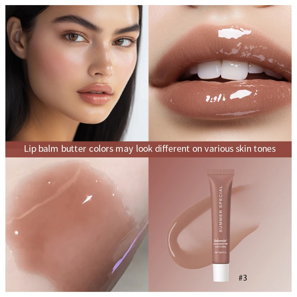 Lip Balm Set Lip Gross 4 Pack 1Kit Deep Moisturizing Lip Glaze Smoothing Color Lips Oil Long Lasting Nourishing Lips Care 260304