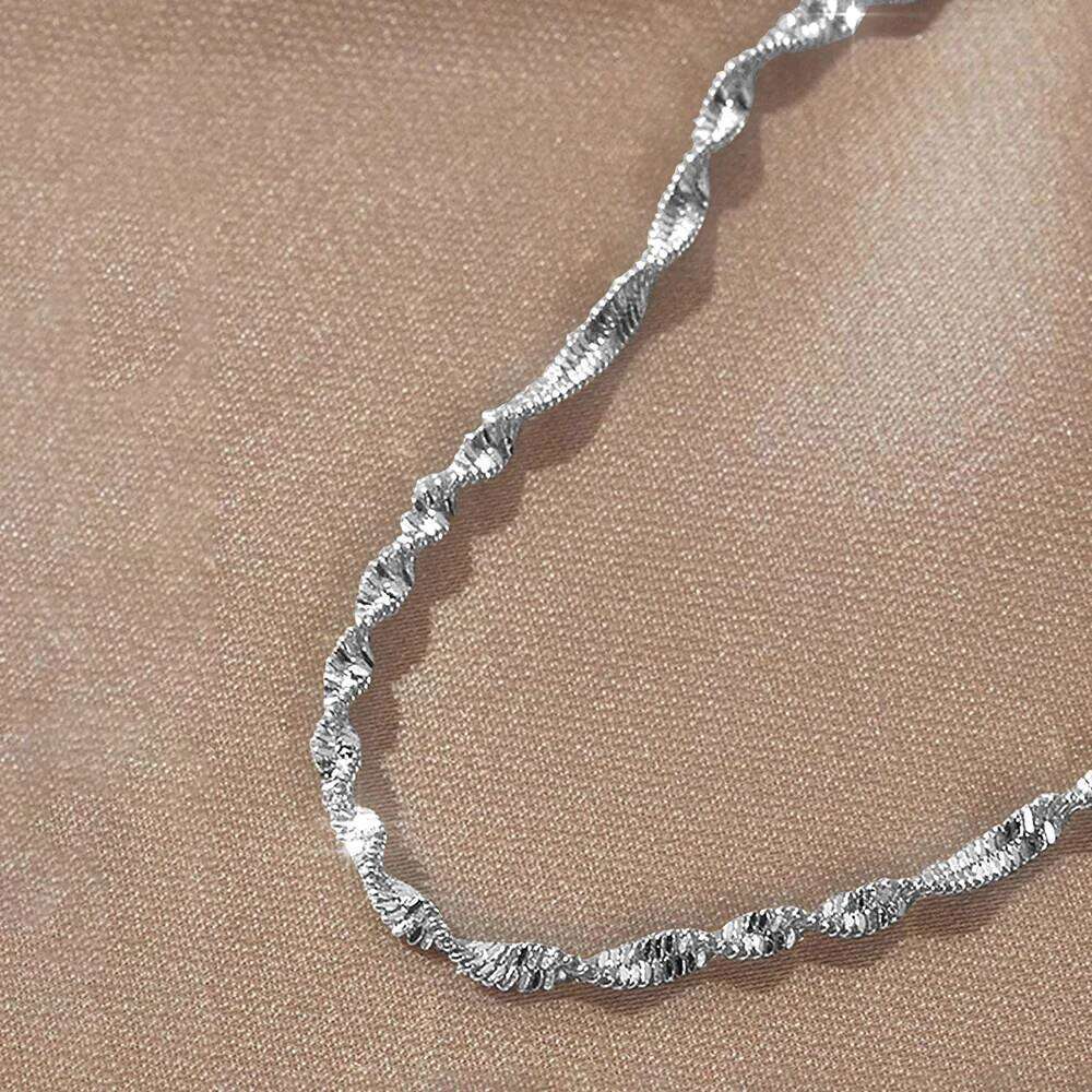 Stainless Steel Simple Chain Bracelet Fashion Bohemian Style Jewelry Party Dinner Friend Gift Suitable For Women's Daily Wear Z260313