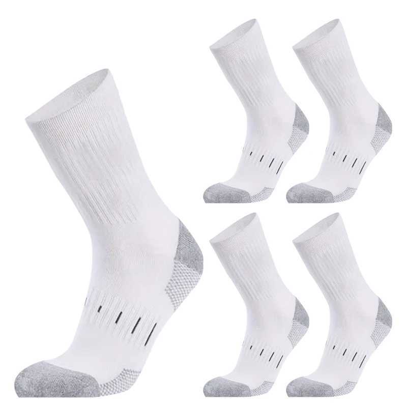 5 pairs of mens mid tube work socks with three styles moisture wicking and sweat wicking sports socks D260313