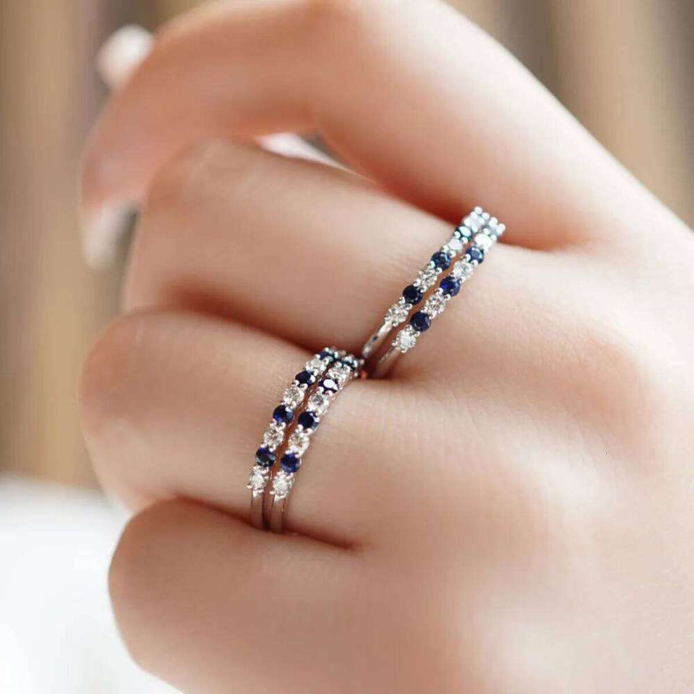 S925 Sterling Silver Gold-plated Simple Fashion All-match French Entry Lux Vintage Ring For Women H260312