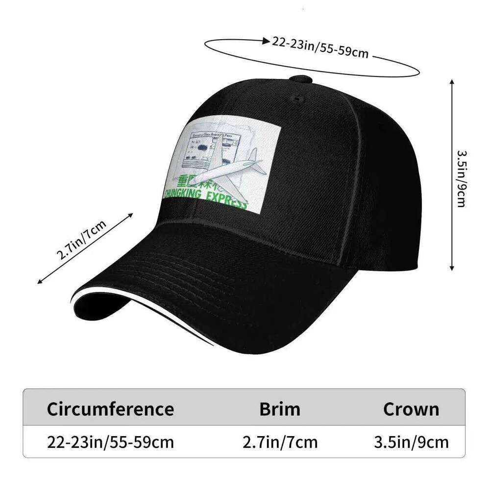 Chungking Express Boarding Pass Baseball Cap Hat Hood Mens Hats Women's Z260313