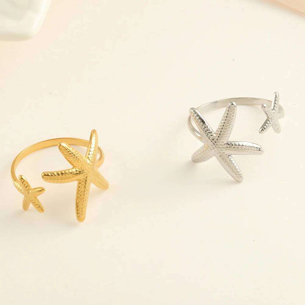 Personalized High-quality Stainless Steel Ring Creative Irregular Opening Rings Minimalist Design Women's Jewelry Trend Gifts H260312