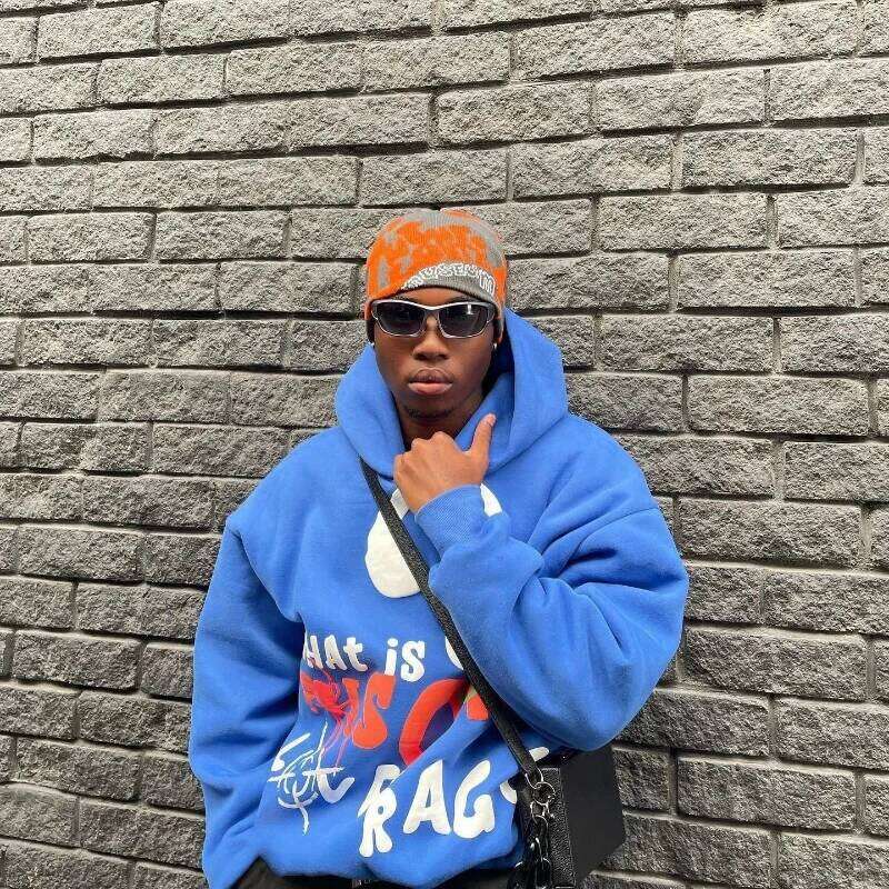 European and American cross-border new hoodie unisex letter printed personalized high street hip-hop style hooded sweatshirt top Z260314