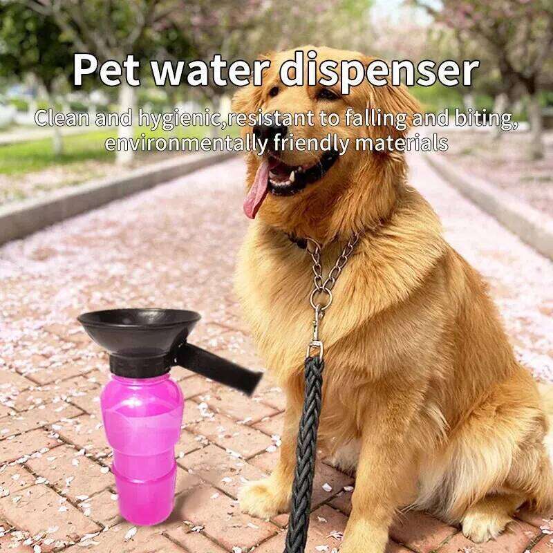 PLJI Out Walking Portable Bottle Dog Drinking Cup Cat Pet Water Feeding Supplies 26W0313