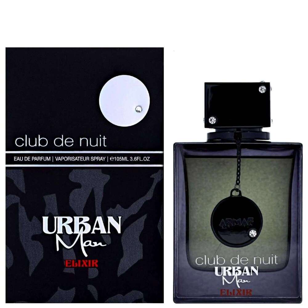 Armaf Club De Nuit Urban Man Elixir for Men Eau de Parfum Spray, 3.6 Ounce long lasting fragrance natural perfume Cologne 26H0312