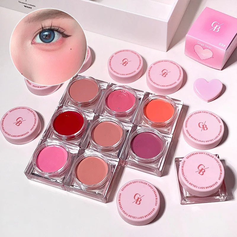 GegeBear Soft Color Cream Blush Long-Lasting and Hydrating Formula - Natural Finish for a Radiant High-Beauty Look 260305