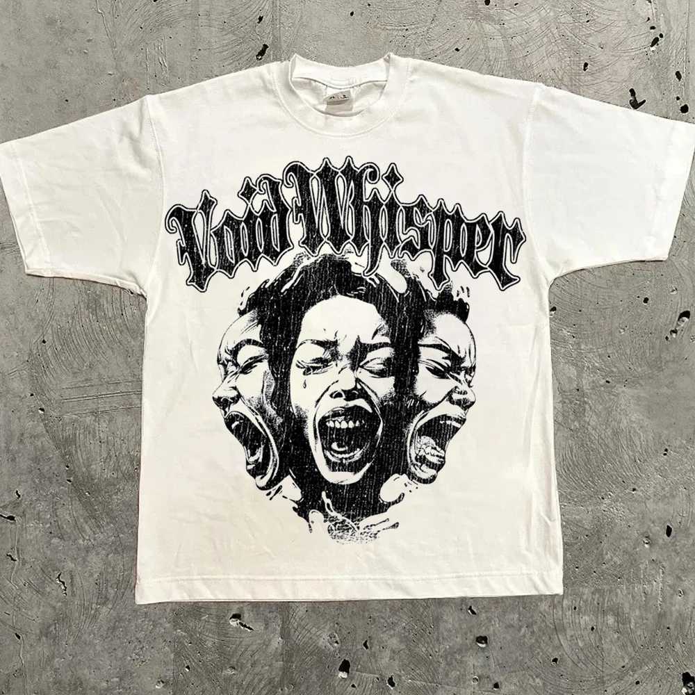 Harajuku Letter Graphic T Shirts Y2k Tops Men Women High Street Oversized T Shirt Pro Choice Streetwear Vintage Tee Clothing D260313