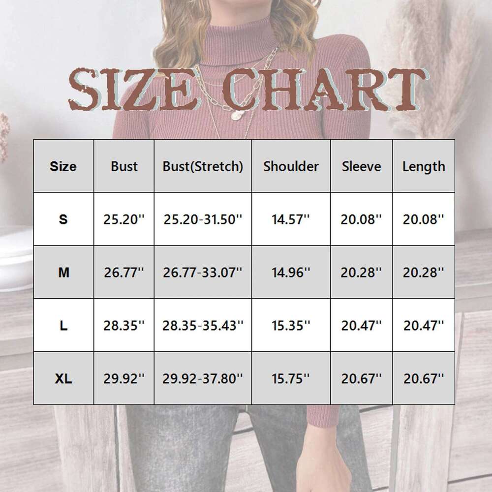 Solid Color Knitted High Necked Pullover Sweater Winter Women'S Warm Base Shirt Tight-Fitting Top Z260313
