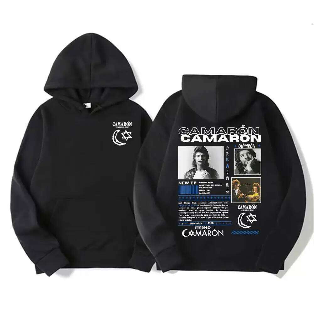 Rock Band Camaron Delaisla Tour 2025 Autumn and Winter Printing Merch Hip Hop Punk Hoodies unisex Z260314