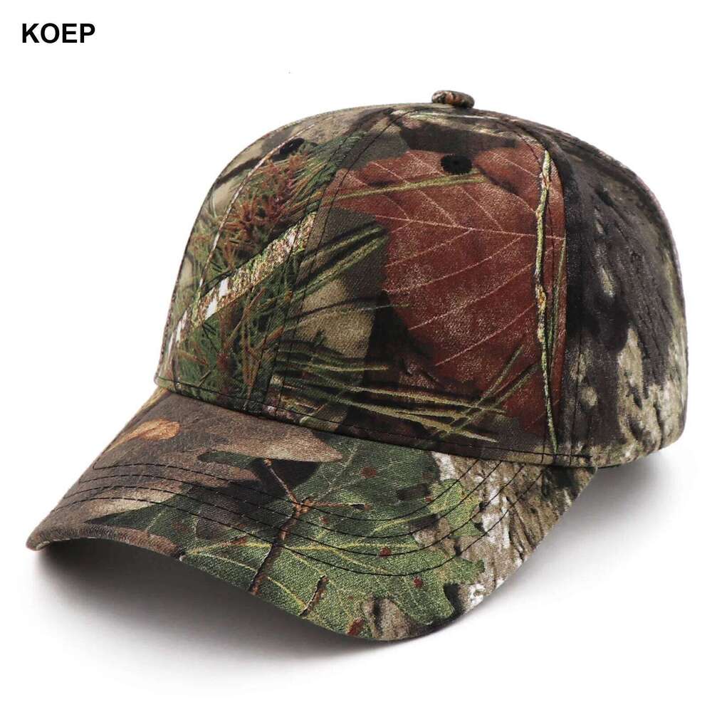 KOEP New Outdoor Jungle Fishing Baseball Cap Man Camouflage Hunting Hat Casquette Oak Camo Snapback Dad Caps KBMO5 Z260314