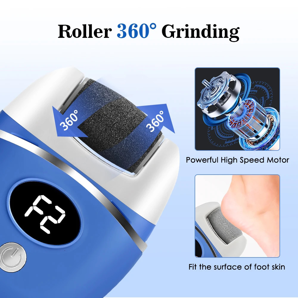 2 IN 1 Electric Nail Clipper Electric Grinder Foot Callus Remover Pedicure Tool Nail Grinder Trimmer Manicure Tools Nail Care 260305 - view 6