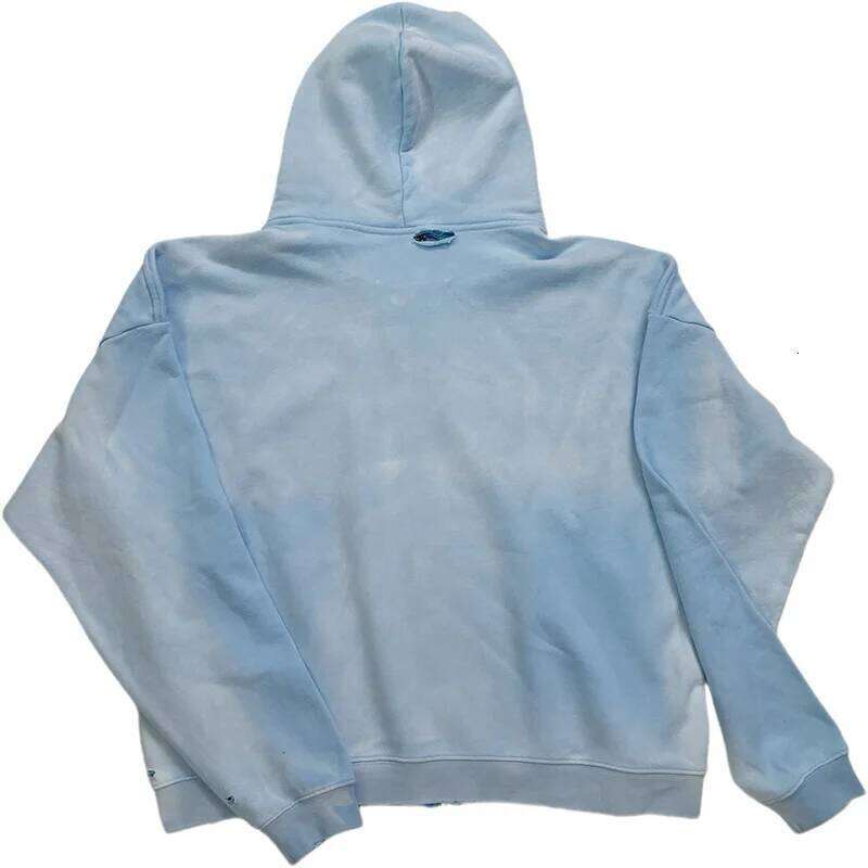 25ss High Quality Washed PALY Zipper Hoodie Street Fashion Men Women Vintage Oversized Casual Style Hooded Z260314