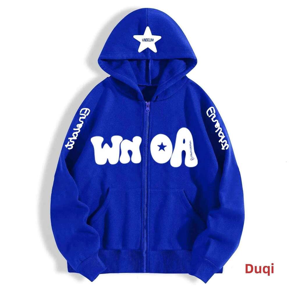 Trendy Casual Fleece Lined Zip up Hoodie Sweatshirt Loose Fit Autumn Winter Outerwear for Men Comfortable Breathable Streetwear Z260315