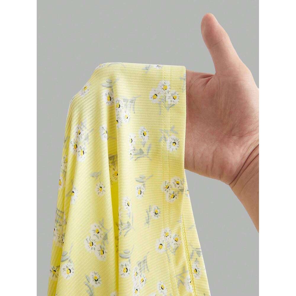 New fashion floral elegant sleeveless thin strap camisole dress