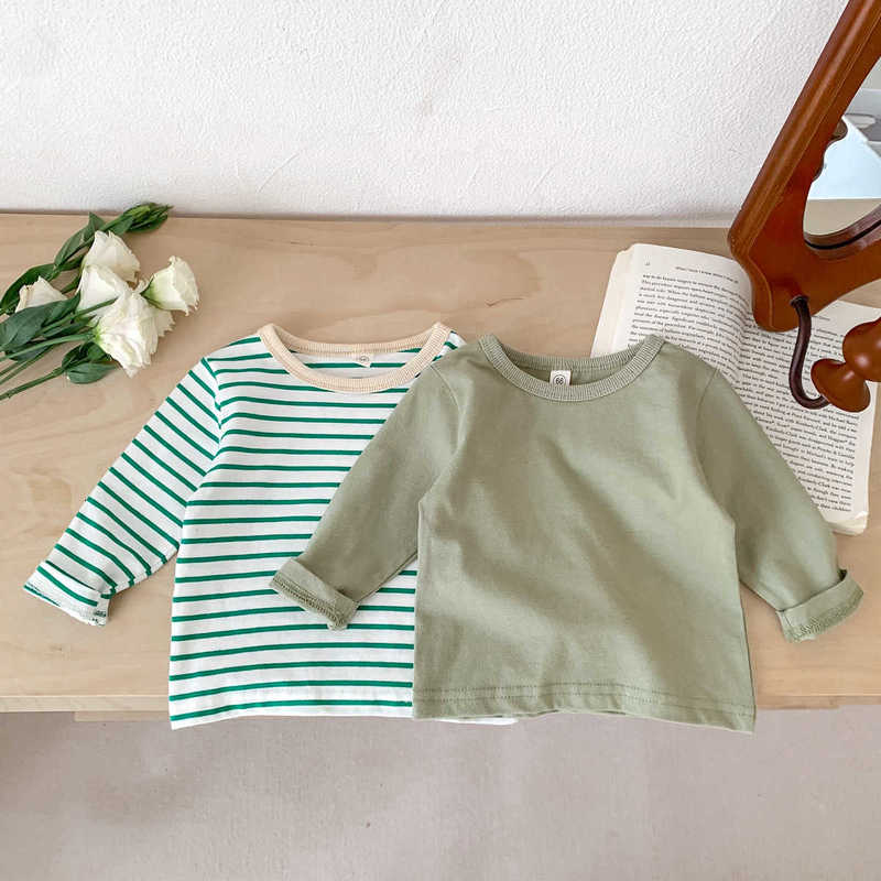 T-shirts Baby clothes for boys cotton round-neck long-sleeve T-shirt autumn and spring children's clothing toddler girls' tops, base shirt