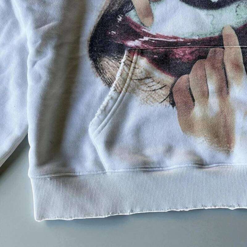 Woman Sweatshirts Streetwear Y2K Aesthetics Graphic Print Oversized Pullover Hoodie Sweatshirt Fall Clothes Z260315