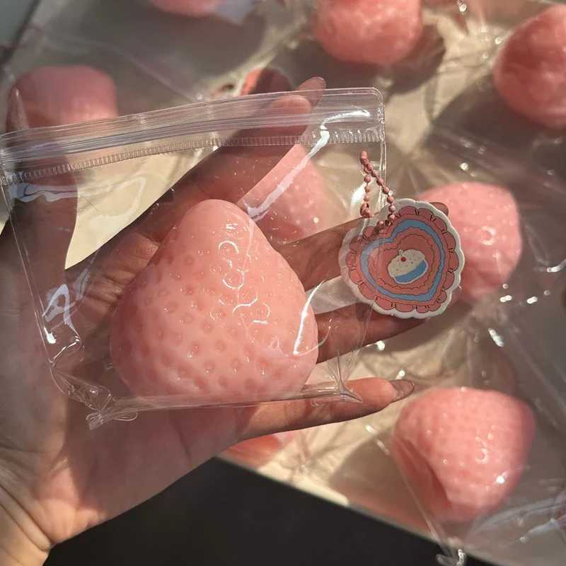 Strawberry Taba Squishy Fidget Toy - Slow Rebound Stress Relief Toy For Kids Adults Office Party Favors Squeeze Gift 2026 New H260313