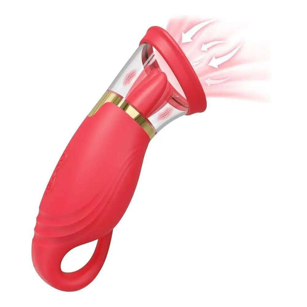 5-Frequency 360 Tongue Swaying for Women Clitoris Vacuum Sucker Stimulator Oral Vagina Nipples Vibrating Female Toys 26H0313