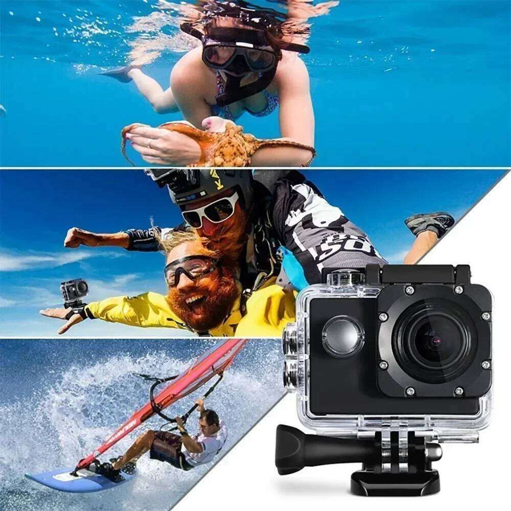 Action Camera Ultra Full HD 1080P 2.0-inch Screen Camcorder Underwater Waterproof Video Recording Sport Extreme Go Pro Cam 26H0313