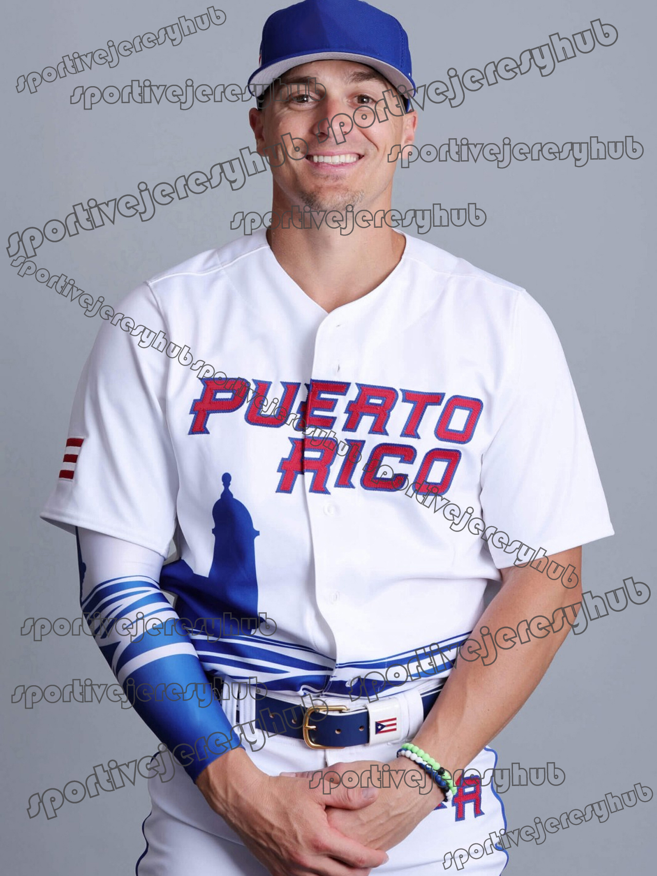 Puerto Rico 2026 Baseball Jersey Lindor Baez Hernandez Rivera Velazquez Rodriguez Martinez Cruz Maldonado Diaz Correa Arenado Romero Personalised Stit