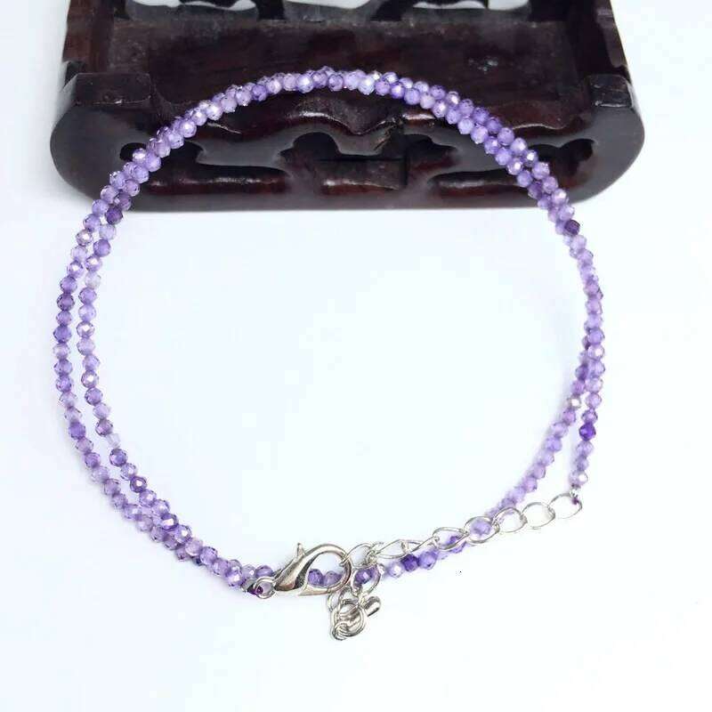 Cute and Simple lapis lazuli crystal Quartz 2mm Mini Beads Pendant Handmade Nepal Jewelry Girls Choker Necklace H260312