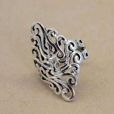 New Arrivals 925 Sterling Silver for Women Adjustable Size Ring Fashion sterling-silver-jewelry H260312