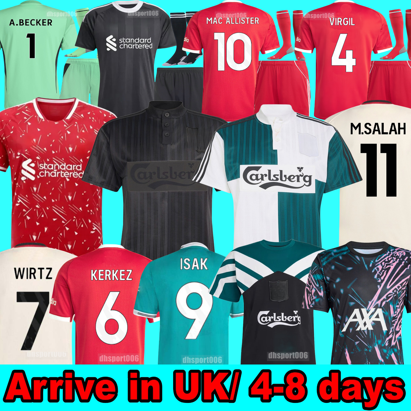 26 27 ISAK DIOGO JOTA MAC ALLISTER soccer jersey 2025 2026 football shirt Luis DIaz SZOBOSZLAI A.BECKER kids SALAH FRIMPONG Konate Wirtz Kerkez EKITIKE 25 26