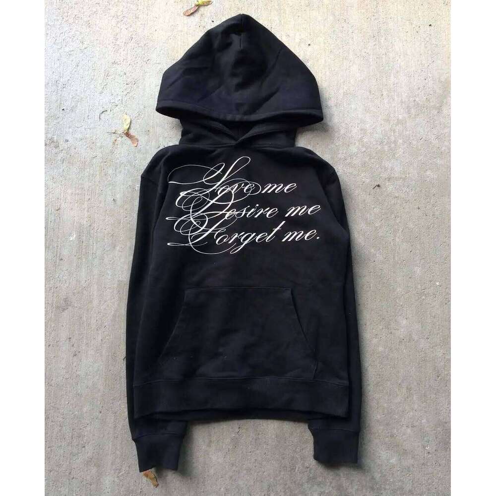 Y2K Winter American Retro Letter Print Hoodies Pullover High Street Fashion Casual Men And Women Commuting All-match Sweatshirts Z260315