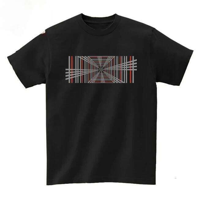 New Elon Musk Tesla Plaid Model Men's Women's Short Sleeves Vintage Casual Loose Graphic T-shirt Z260314