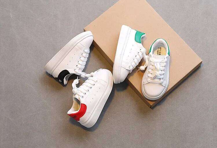 Children Sports Fashion Kids Casual Running Thick Bottom Lace Up Soft Sole Non-slip Sneakers Low-top Shoes 26Y0313