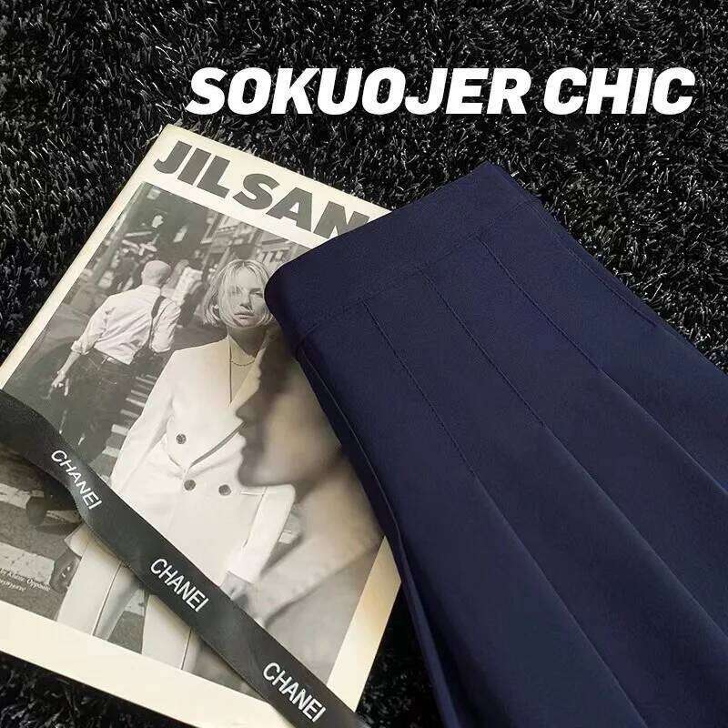 New Vintage Dark Grey Mini Women Ruffles Pleated Sexy Shorts Skirts Female Fashion 2024 Streetwear Mujer Faldas Z260314