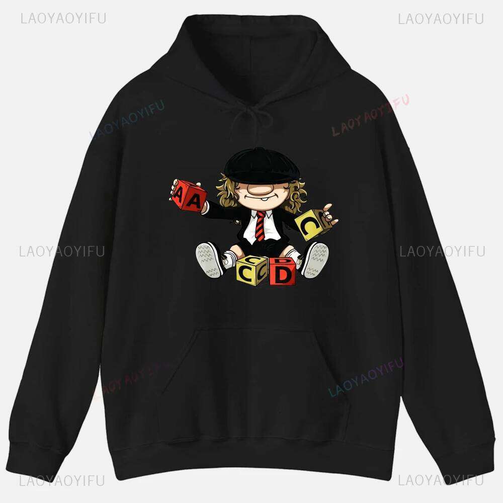 ACDC Custom Clothing Funny Streetwear Printed Unisex Hoodie Plain Clothes Tops Men Long Sleeve Graphic Sweatshirt Quality Autumn Z260314