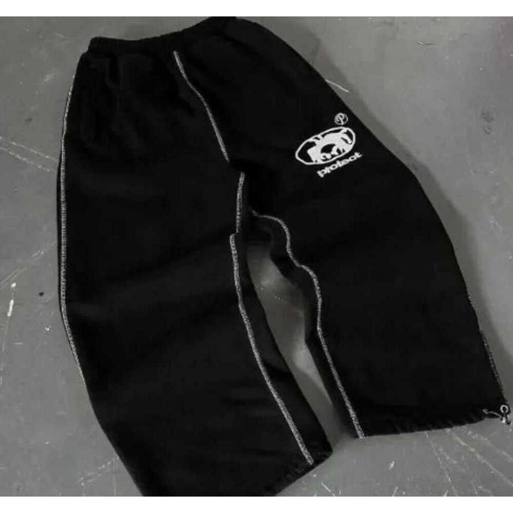 Men's Pants Baggy Wide Leg Sweatpants for men Plaid Sweat Loose Long Pants with Pockets Free shipping Men's Clothing