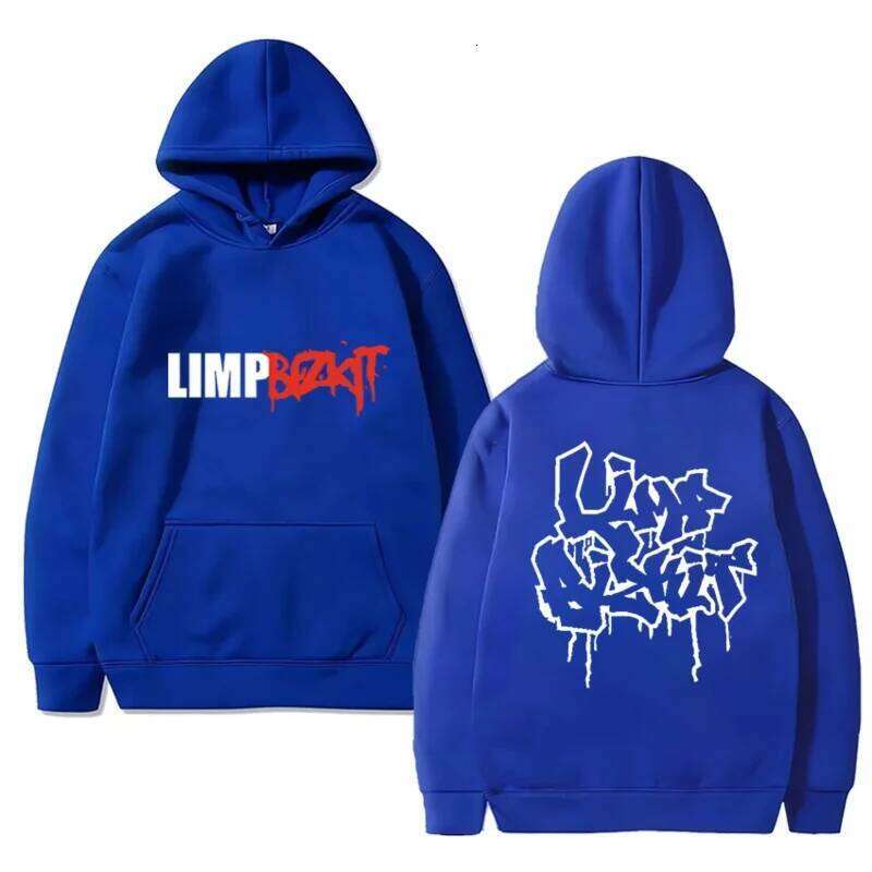 Best Known Limp Bizkit Bill Fashion Retro Sporty Casual Wear Men's/Women's Fleece Long Sleeve Hooded Sweatshirts Z260315
