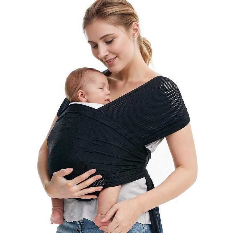Easy-Wear Mesh Baby Carrier Soft Breathable Sling for Newborns Hands-Free Comfort Wrap for Parents on The Go X260313