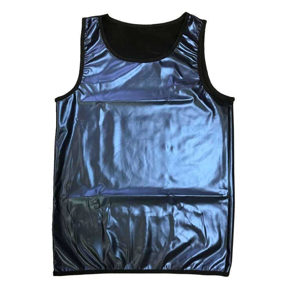 Men Gym Sportswear Sweating Clothing Weight Loss Fat Burning Fitness Sauna Sweat Suits Body Shaper Workout Compression Shapewear 26Y0313