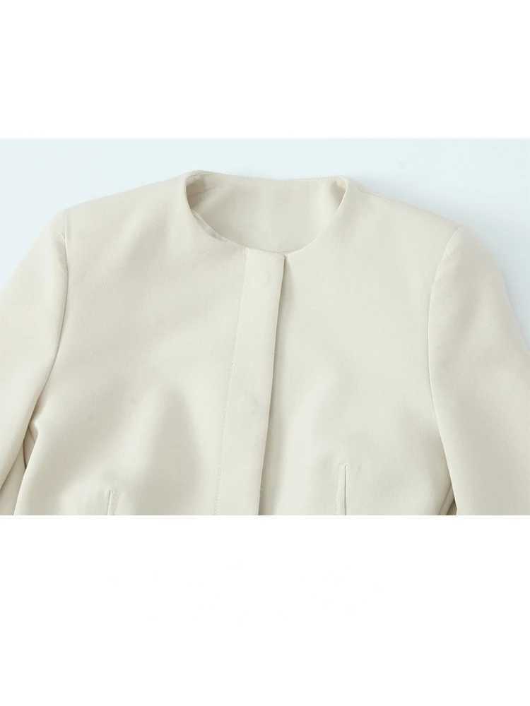 HH Women O-Neck Fashion Long Sleeve Button With Belt Suit JacketPockets Zipper High Waist Slim Pants Solid 2-Piece Set M260313