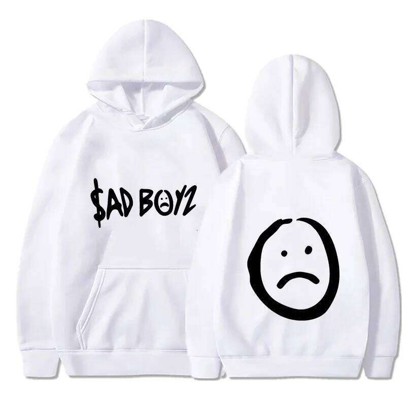 New Junior H Sad Boyz Printed Hoodie World Tour Merch Long Sleeve Streetwear Men Women Hooded Sweatshirt Hip Hop Male Clothes Z260315