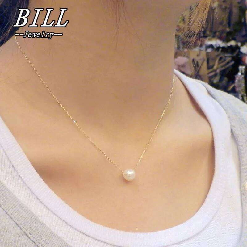 N134 Hot Selling Style Fashion Cheap Super Sweet imitation Pearl Ball Droplets Pendants necklaces Jewelry Accessories For Women H260312