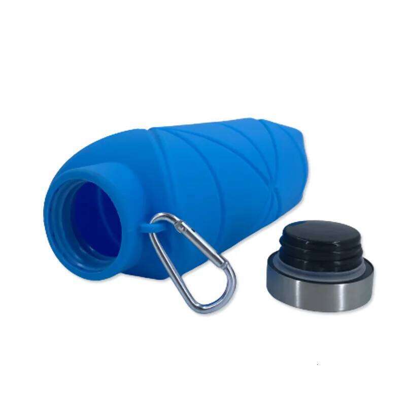 700ml Collapsible Reusable Silicone Water Bottle, Portable Leak-proof Mug for Outdoor Camping, Hiking, Gym Yoga, Fitness Sports Z260313