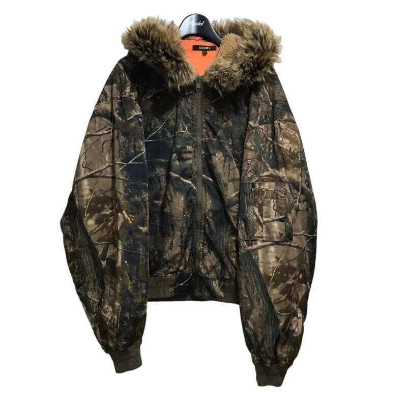 American retro autumn winter thick jacket Gothic printing drawing loose zipper sweatshirt men and women hoodie streetwear Z260314