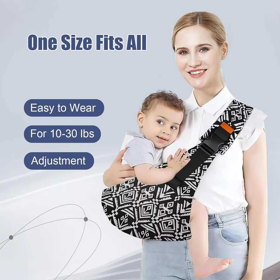 Baby Sling CarrierBaby SlingToddler CarrierAdjustable and Non-Slip Hip Seat Carriers Carrying 10-30 lbs X260313