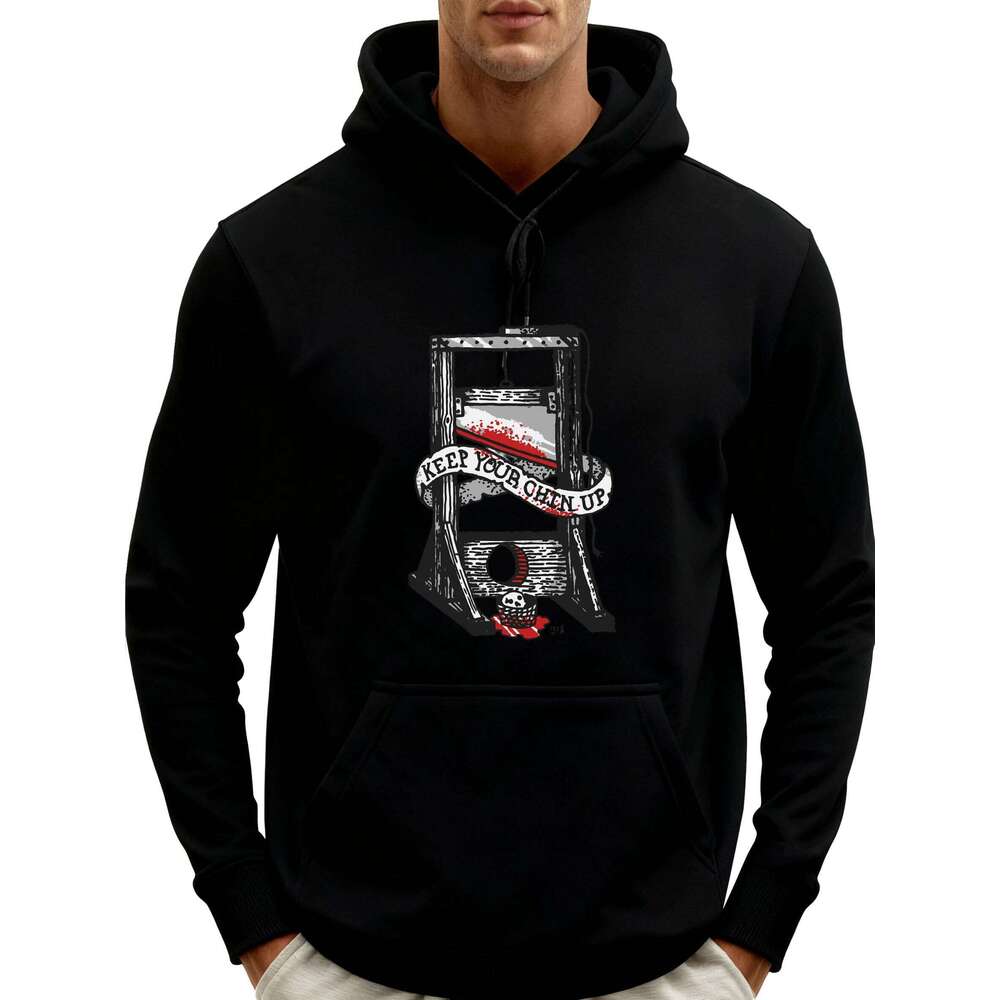Exhausted Vintage Style Unisex Hoodies Men Wholesale Graphic Pullover Classic Soft Printed Sweatshirt Z260314