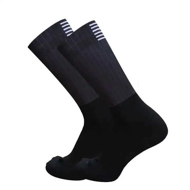 Aero New Team Pro Anti Socks Slip Silicone Cycling Socks Men Bicycle Sport Running Bike Socks Calcetines Ciclismo D260313