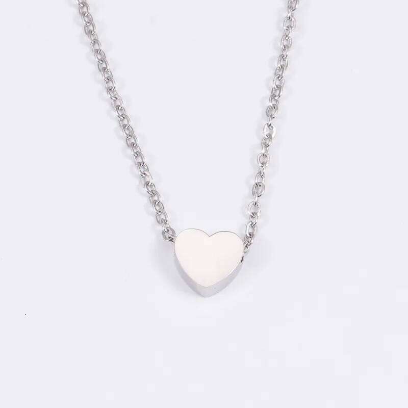 New Minimalist Clavicle for Women Tiny Heart Necklaces Dainty Fashion Jewelry Beach Summer Collares Bijoux H260312