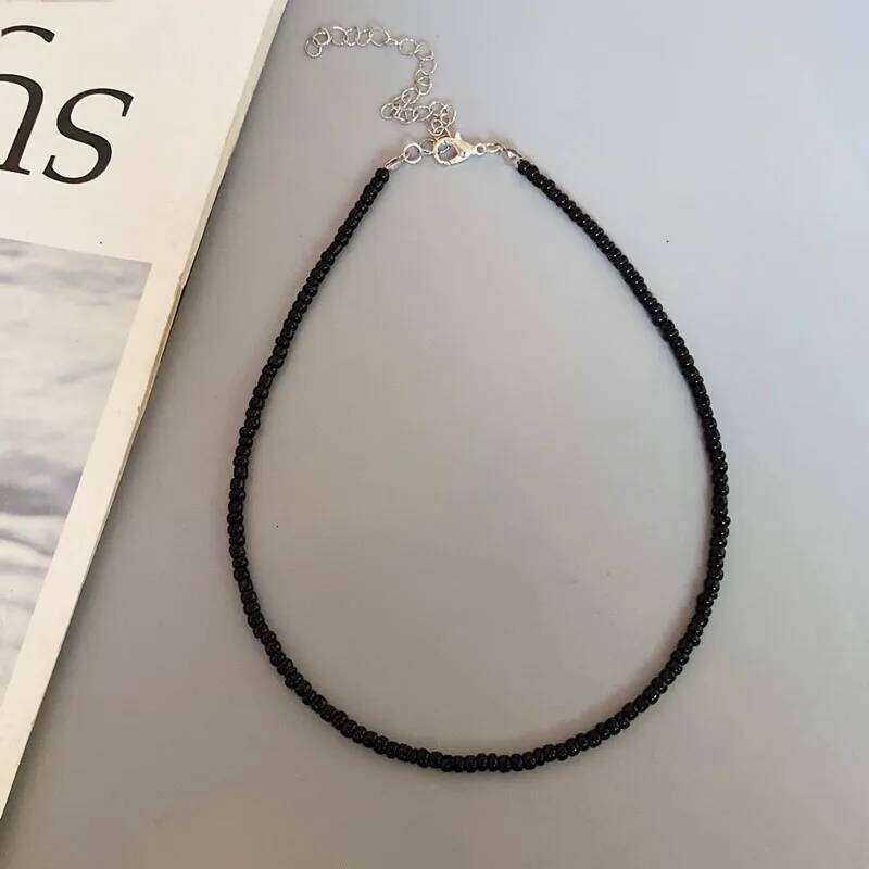 New Seed Beads Bohemia Choker Chain Fashion Charm Colorful Handmade Colar Collar Necklace Jewelry Femme H260312