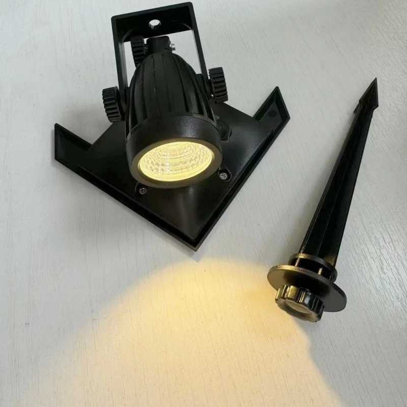 LED Solar Light Outdoor IP65 Waterproof Solar Lawn Lamp Adjustable Wall Garden Yard Tree Pathway Driveway Landscape Spotlight H260313