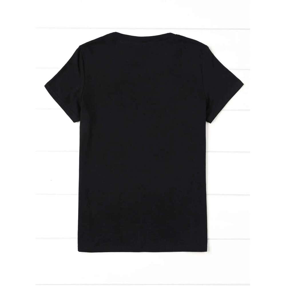 Women's Abstract Art Face Print Crew Neck T-Shirt Casual Trendy Top for Spring Summer Fashion Wear Z260314